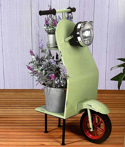 idooka Small Scooter End Tables Garden Decoration